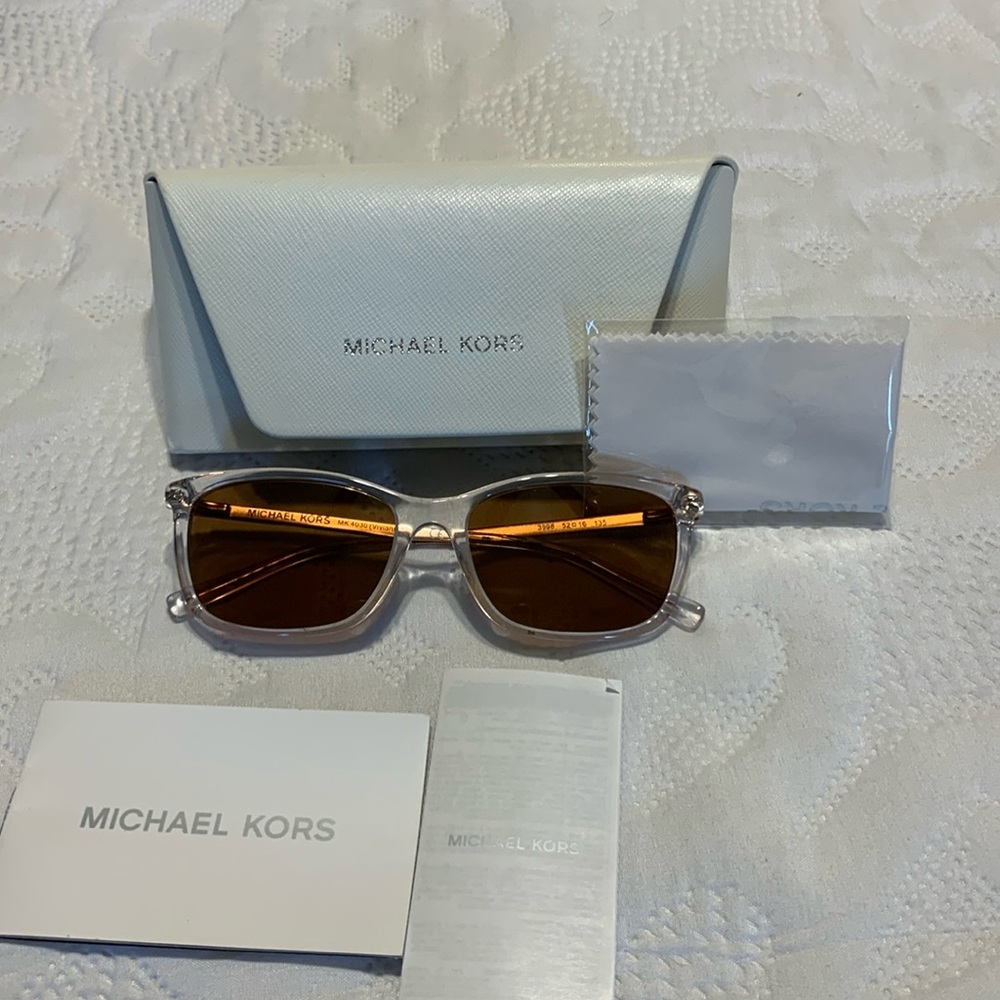 Michael Kors Sunglasses and Ivory Eyewear Holder